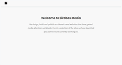 Desktop Screenshot of birdboxmedia.com