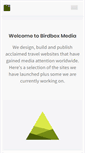Mobile Screenshot of birdboxmedia.com
