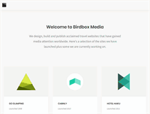 Tablet Screenshot of birdboxmedia.com